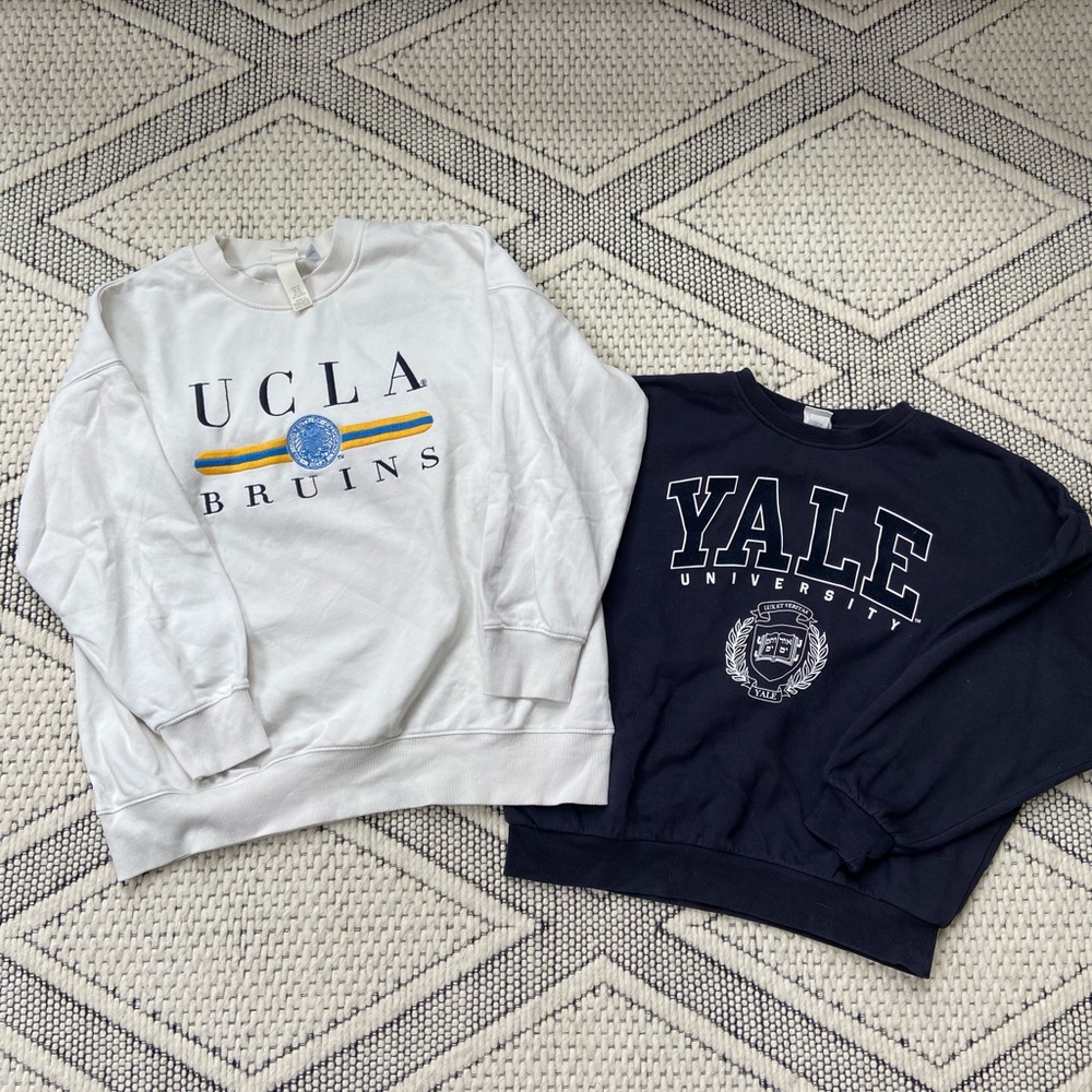 Bundle H&M varsity sweatshirts